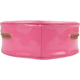Chanel Iconic Quilted Patent Leather Round Vanity Handbag