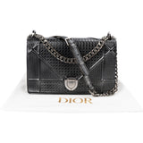 Christian Dior Embossed Cannage Diorama Flap Crossbody Bag
