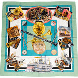 Hermès New Orleans Creole Jazz Silk 90 Scarf Tuch
