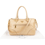 Prada Vitello Shine Bauletto Handbag
