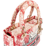 Christian Dior Embroidered Canvas D-Lite D-Royaume d`Amour Handbag