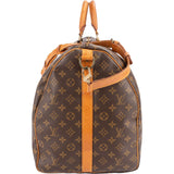 Louis Vuitton Monogram Canvas Keepall 60 Bandoulière Travel Bag
