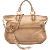 Miu Miu Brown Suede Leather Tote Handbag