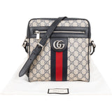 Gucci Monogram GG Supreme Ophidia Messenger Crossbody Bag
