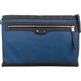 Balenciaga Perforaretd & Leather Arena Clutch