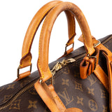 Louis Vuitton Monogram Canvas Keepall 50 Bandoulière Travel Bag