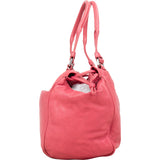 Loewe Pink Leather Napa Aire Handbag