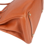 Hermès Brun Fjord Leather Birkin 35 Handbag xx leder - vintageandkickz