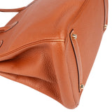Hermès Brun Fjord Leather Birkin 35 Handbag xx leder - vintageandkickz