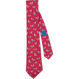 Hermès Horse Pattern Silk Tie Krawatte