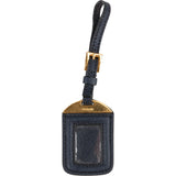 Prada Saffiano Leather Luggage Tag Bag Charm