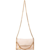 Stella McCartney Shaggy Falabella Fold Over Clutch Crosssbody Bag