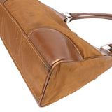 Prada Tessuto Leather Trim Hobo Shoulder Bag