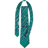 Hermès Printed Animal Wood Motif Silk Tie Krawatte
