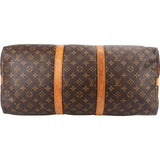 Louis Vuitton Monogram Canvas Keepall 50 Bandoulière Travel Bag