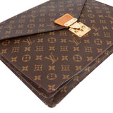 Louis Vuitton Monogram Canvas Serviette Conseiller Business Handbag