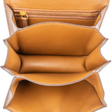 Celine Brown Calfskin Small Classic Box Crossbody Bag