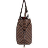 Louis Vuitton Monogram Damier Ebene Canvas Neverfull MM Shoulder Bag
