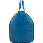 [🔄️B20 / F06] Louis Vuitton Blue Epi Leather Keepall Travel Bag - vintageandkickz