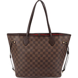 Louis Vuitton Monogram Damier Ebene Neverfull MM Shoulder Bag