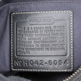 Coach Black Signature Monogram Pochette Handbag