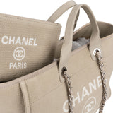 Chanel Canvas Deauville Tote Shoulder Bag