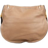 Chloé Grained Leather Marcie Saddle Zip Around Crossbody Bag