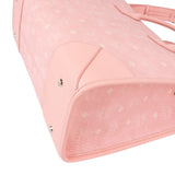 MCM Monogram Visetos Pink Aren Large Tote Handbag