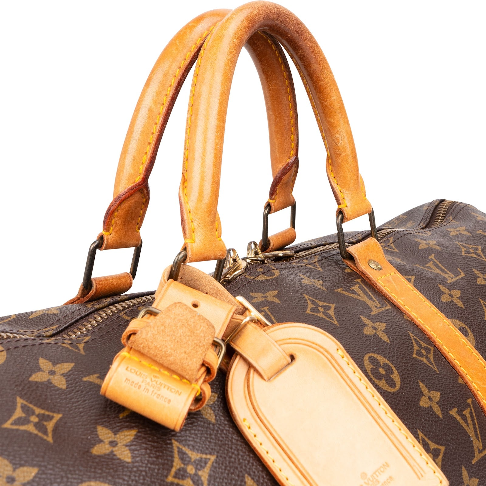 Louis Vuitton Monogram Canvas Keepall 55 Travel Bag - vintageandkickz