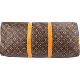 Louis Vuitton Monogram Canvas Keepall 50 Bandoulière Travel Bag