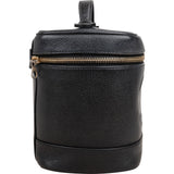 Chanel Caviar Leather Vertical Vanity Case Handbag