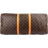 Louis Vuitton Monogram Canvas Keepall 60 Bandoulière Travel Bag
