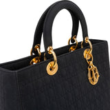 Christian Dior Quilted Nylon Lady Dior Handbag