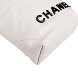 Chanel 22 Quilted Stitched Lambskin Small Drawstring Crossbody Handbag