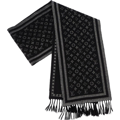 [🔄️B06 / F81] Louis Vuitton Monogram Logomania Shine Schal Scarf - vintageandkickz