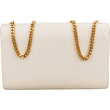 Saint Laurent Grained Leather Sunset Chain Wallet Crossbody Bag