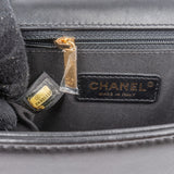 Chanel Quilted Lambskin Single Flap Boy Crossbody Bag