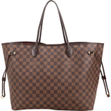 Louis Vuitton Monogram Damier Ebene Neverfull GM Shoulder Bag