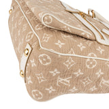 Louis Vuitton Denim Monogram Cabas Sabbia MM Handbag