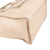 Céline Drummed Calfskin Large Luggage Handbag