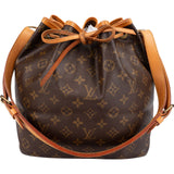 Louis Vuitton Monogram Canvas Sac Noé Petit Shoulder Bag