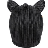Gucci Limited Fashion Show Wicker Cat Bag Clutch
