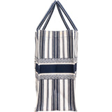 Christian Dior Striped Portofino Large Book Tote Handbag
