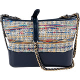 Chanel Tweed & Lambkin Gabrielle Crossbody Bag