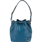 Louis Vuitton Blue Epi Leather Sac Noé Petit Shoulder Bag