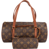 Louis Vuitton Monogram Canvas Papillon Set Handbag