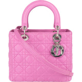 Christian Dior Quilted Leather Lady Dior Handbag