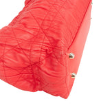 Christian Dior Red Quilted Leather Delices Handbag