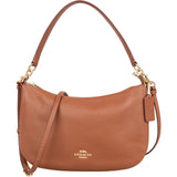 Coach Pebbled Leather Cary Shoulder Crossbody Bag