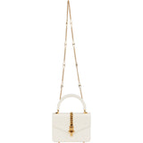 Gucci White Plexiglass Sylvie 1969 Mini Top Handle Handbag